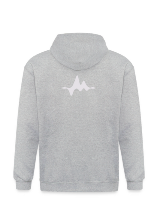 EXCLUSIVE - MC Kaputzenjacke BESTICKT heavyweight grau